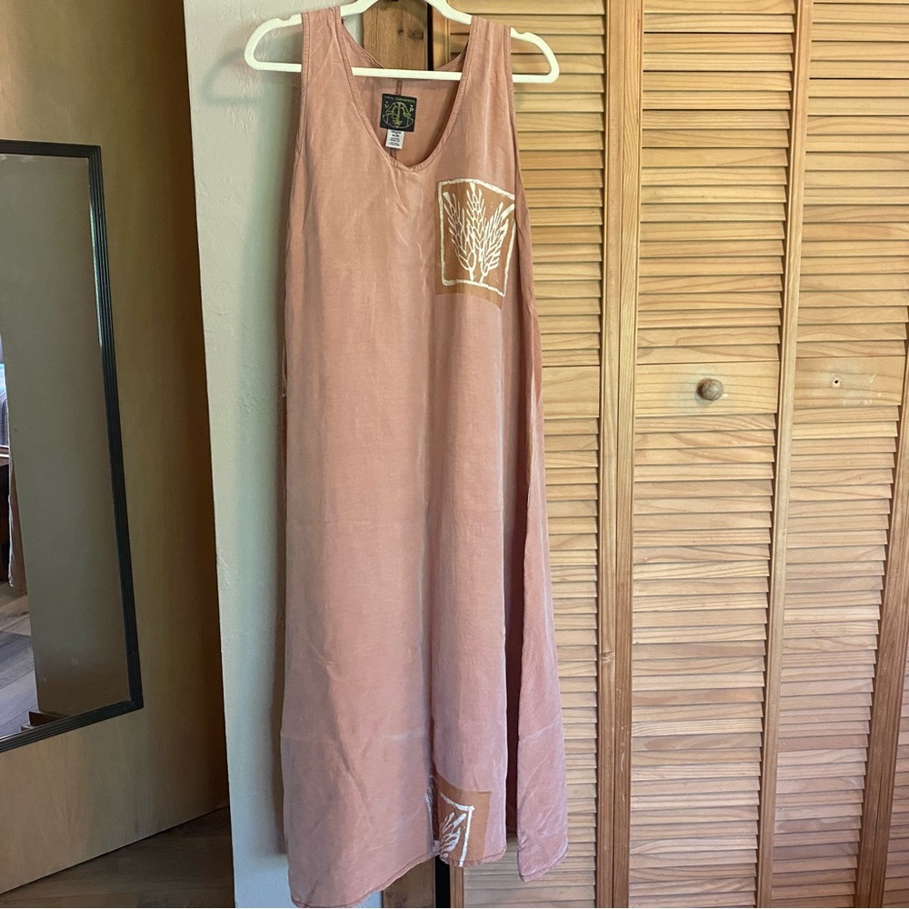 Vintage Women’s Muu Muu Maxi Dress Kaftan 1985 One Size 100% Rayon